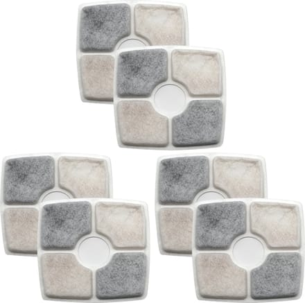 Somstyle 6x Filter Kattenfontein - Drinkfontein Filters Navulling - Waterfilter - Waterfontein Kat Accessoires Set