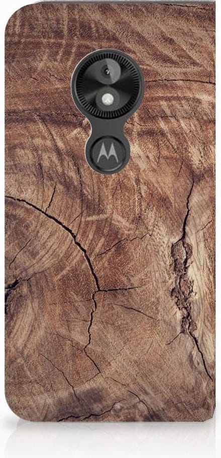 Motorola Moto E5 Play Book Wallet Case Tree Trunk