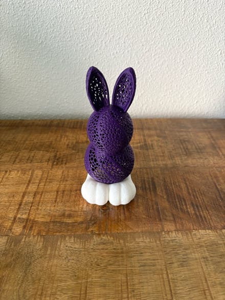 Waxinelichthouder Konijn – Pasen – Paars - 3D geprint - 3DPrintingArtist