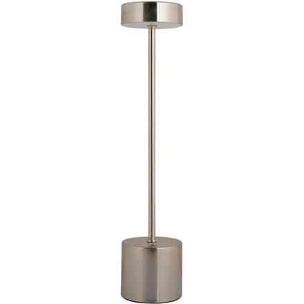 Leitmotiv Tafellamp Ganar Led - Zilver - 8x8x37.5cm - Modern