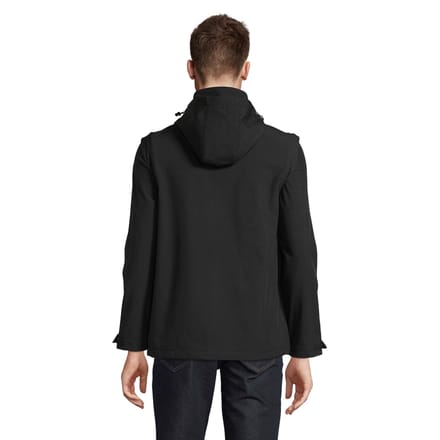 SOLS Unisex volwassen Falcon 3 in 1 Soft Shell Jas (Zwart)