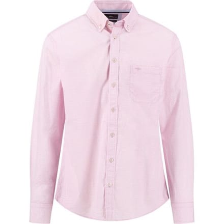 Fynch-Hatton Overhemd Subtle Geometric Pattern Magnolia / male