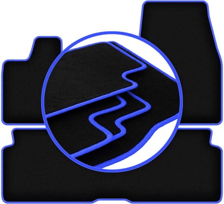 CARLUX-BLUE automatten voor: BMW I3 L01 hatchback (2013-)