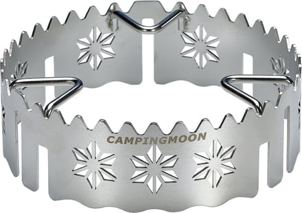 Campingmoon ST-141 Windscherm Gasbrander – RVS 304 – Camping Kook Windbescherming – Compact & Lichtgewicht