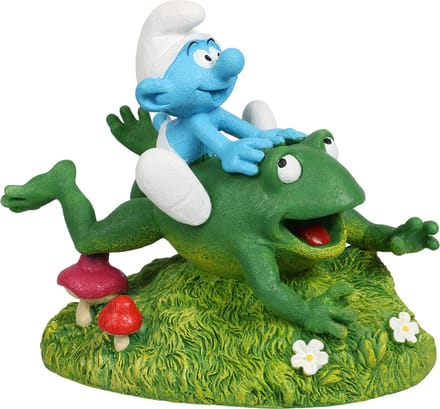 Aqua della smurfen bos kikker 13x8,2x11,4cm meerkleurig
