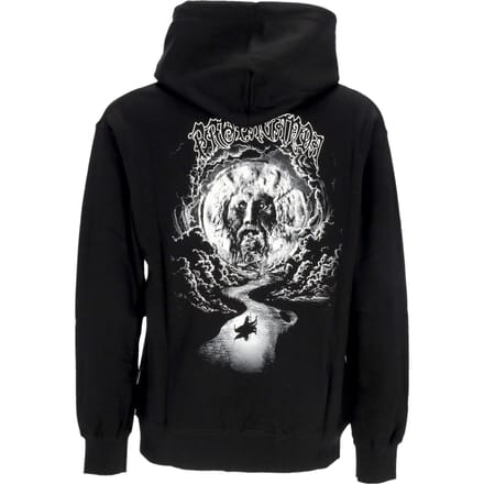 Mondhoodie heren zwart