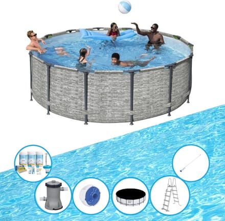 Bestway - Zwembad Steel Pro MAX - Zwembadset - 427x122 cm