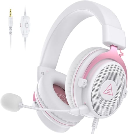 CLVP® Game Headset - Koptelefoon Gaming - Met Microfoon - Wit