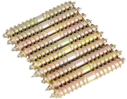 Dailygoods- Schroeven 10 stuks - Dubbele Hoofd Einde - Zelftappende Draad - Bevestiging - Meubels - Hoogwaardige Kwaliteit - Houtschroeven