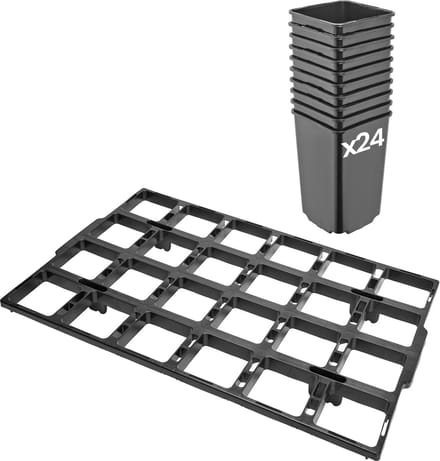 Garronda Kweektray met 24 x 0,8 L potten GD-KW-T