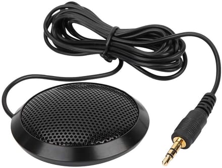 Dailygoody - Condensator Microfoon - Draagbare Desktop Microfoon - Voor Conferentie Opname - 3.5Mm - Ideaal voor Video Meetings - Compact en Lichtgewi