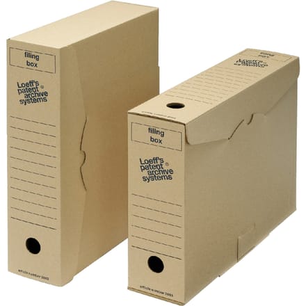 Archiefdoos Loeff Filing Box 3003 folio 345x250x80mm karton