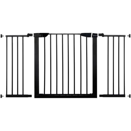 Springos Traphekje | Traphek | Veiligheidshekje | Metaal | Zwart | 75 - 138 cm