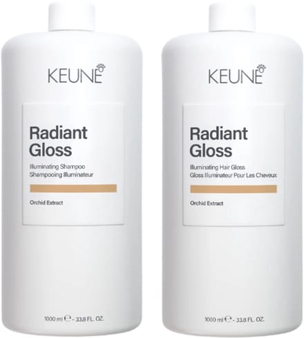 Keune Care Radiant Gloss Shampoo 1000 ml & Hair Gloss 1000 ml