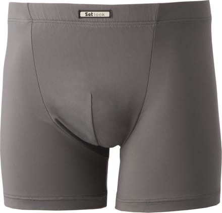 Set -Look microfiber boxershort heren 1878 - Polyamide heren onderbroek - ondergoed - Grijs / XL