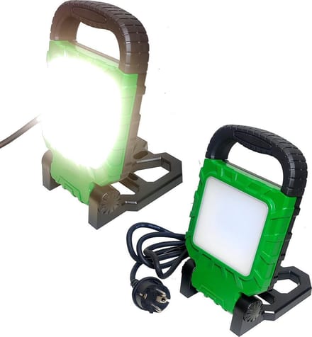 Led 10 Watt 700 Lumen werklamp bouwlamp 230v 1.8m kabel IP54 A+