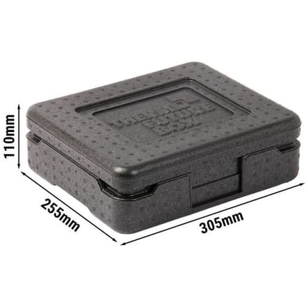 (26 stuks) THERMO FUTURE BOX Thermobox MINI - 3 liter - Zwart