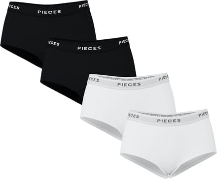 Pieces Boxershorts PCLOGO LADY 4-pack