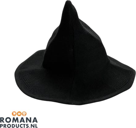 Romana Products - Heksen Saunahoed - Sauna Accessoires - Sauna Muts - Zwart