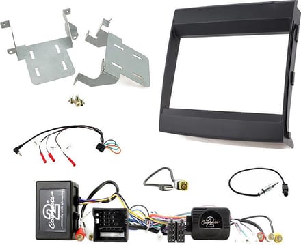 2-DIN Kit Porsche Cayenne 2011-2016 S.W.I./Amp MOST zwart