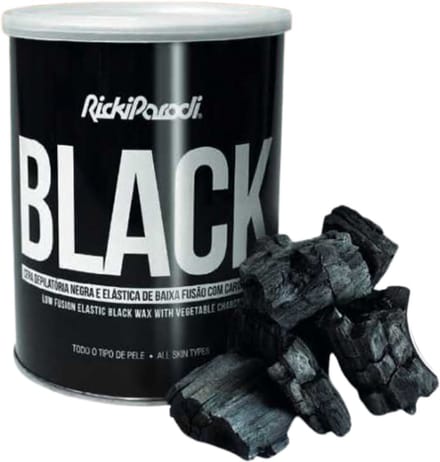 Ricki Parodi Black Wax – Elastische Hars met Actieve Houtskool – 800g