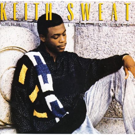 CD KEITH SWEAT Make It Last Forever 9607632 Elektra 1987 US Rap HipHopRB Gebruikt gray