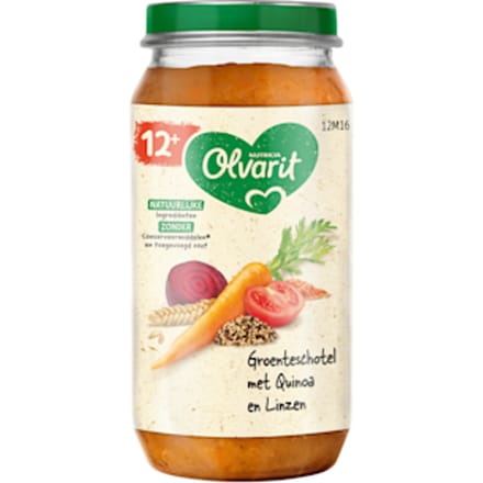 12M16 Groenteschotel quinoa linzen
