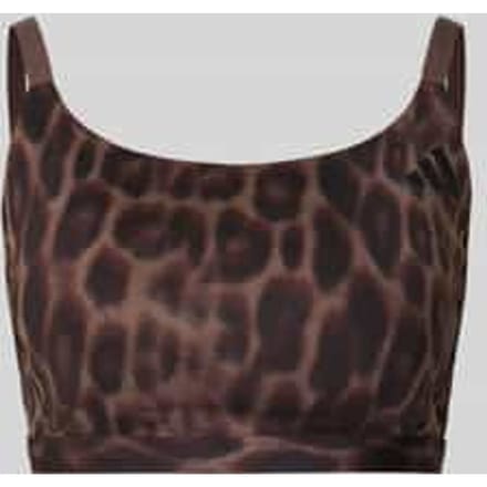 Slim fit sportbeha met All-over dierenprint