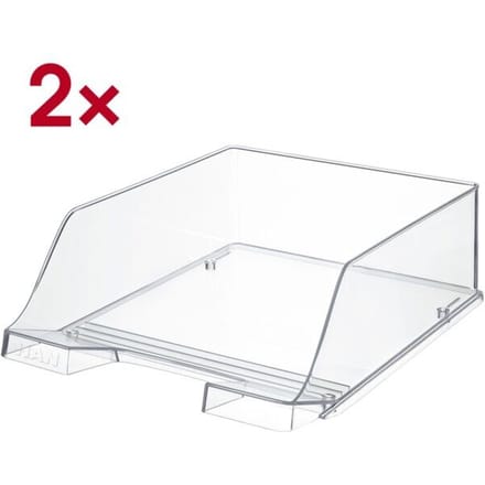 Han brievenbakje XXL Kristal, transparant 2 stuks