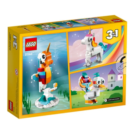 LEGO Creator 3in1 Magische Eenhoorn Speelgoed Set - 31140