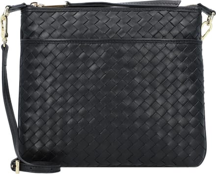 abro Piuma Schoudertas Leer 26 cm - Dames - black-gold