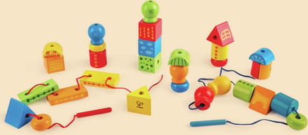 Hape Blokken Rijgset
