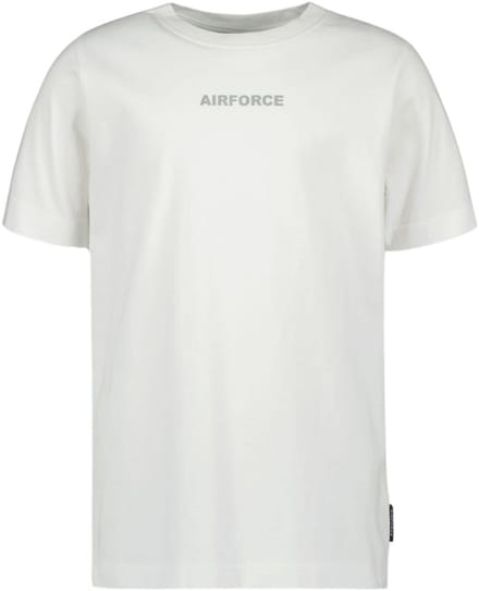Airforce Wording/Logo Casual T-shirt jongens Wit 152