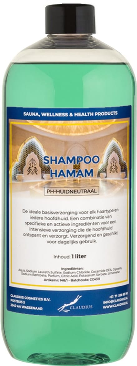 Shampoo Hamam 1 liter met dop - haarverzorging