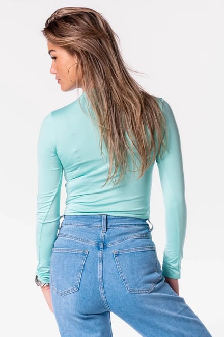 Getdrezzed Top - Maat: L - Basic travel body mint