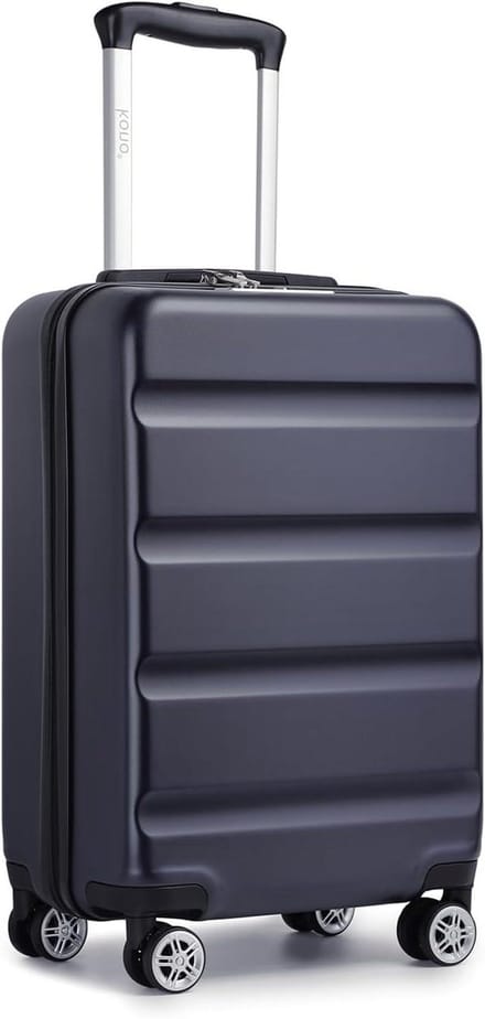 Reiskoffer - Handbagage Koffer - Weekend Weg - Lichtgewicht Hard Shell - 55x35x22cm - Navy Blauw