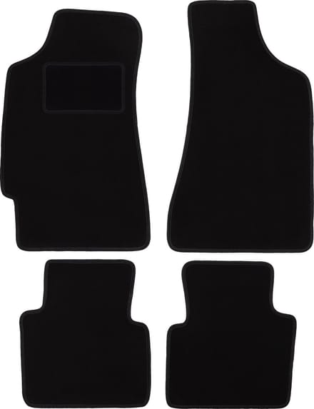 Zwarte velours vloermatten voor: Chrysler Neon sedan (1994-2005)