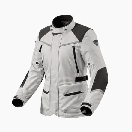 REV'IT! Voltiac 3 H2O Jas Dames Zilver Zwart - Maat 40 - Jas