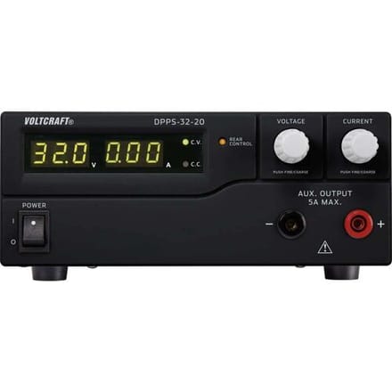 VOLTCRAFT DPPS-32-20 Labvoeding, regelbaar 1 - 32 0 - 20 A 640 W USB Programmeerbaar Aantal uitgangen: 1 x