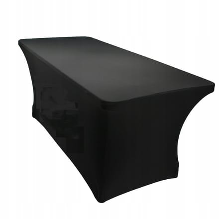 Meble odNowa - Elastische Tafelhoes - 180x76 cm - Zwart - Volledig