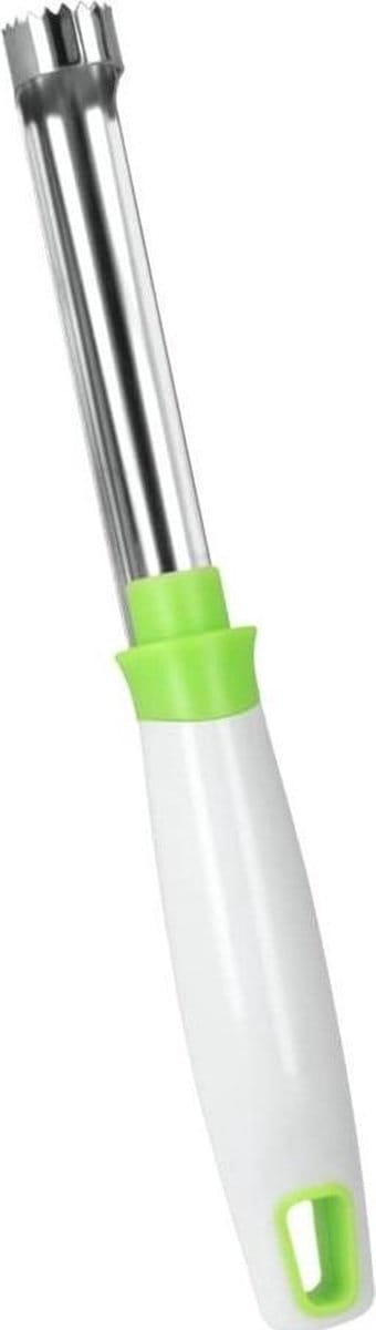 Metaltex Appelboor - 28cm - Rvs - Wit/groen/zilver
