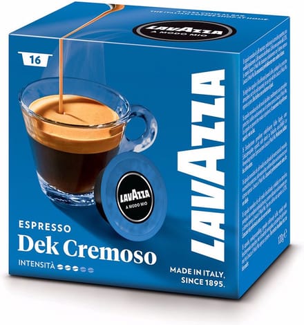 Lavazza A Modo Mio Dek Cremoso Caps - 16 pcs