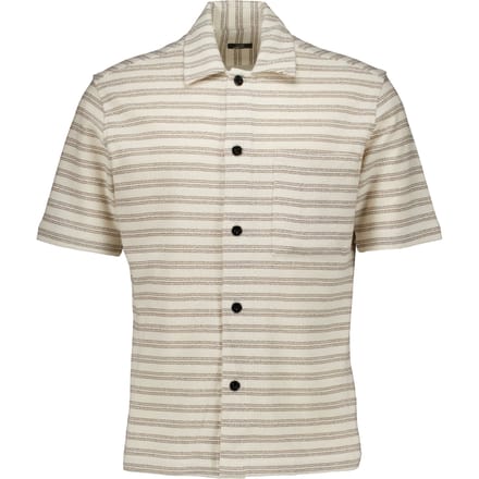 Genti S4294-1868 Korte Mouw Overhemden Beige S4294-1868