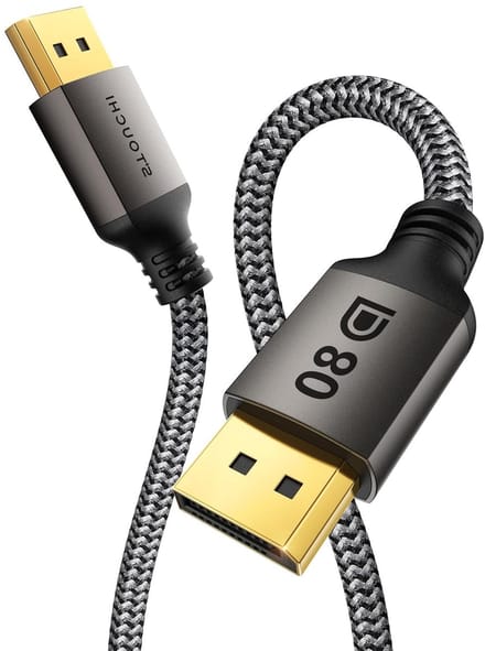 DisplayPort 2.1 Kabel 5 Meter Hoge Snelheid 80 Gbit/s voor 16K en 8K Gaming