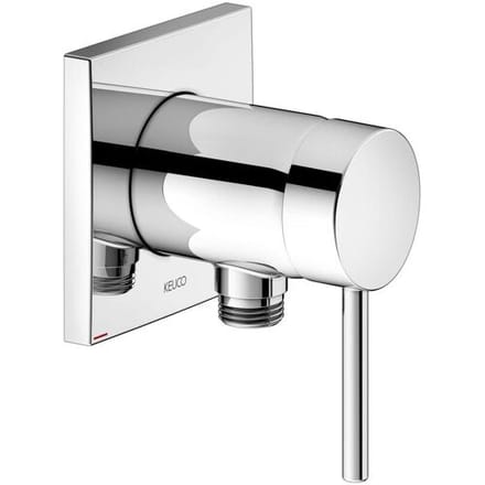 Keuco IXMO Soft concealed single lever mixer with hose connection for bath & shower, angular 59552010202