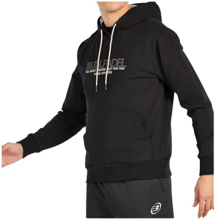 Bullpadel Boyen hoodie heren zwart