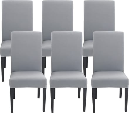 Goodivery ® Elegante en Universele Stretch Stoelhoezen Set van 6 voor Diverse Omgevingen