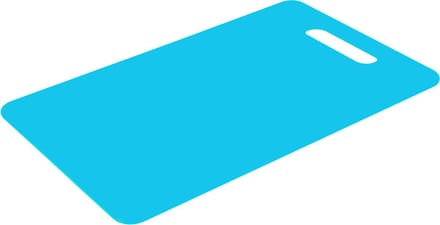 Excellent Houseware snijplank - blauw - kunststof - 34 x 24 cm
