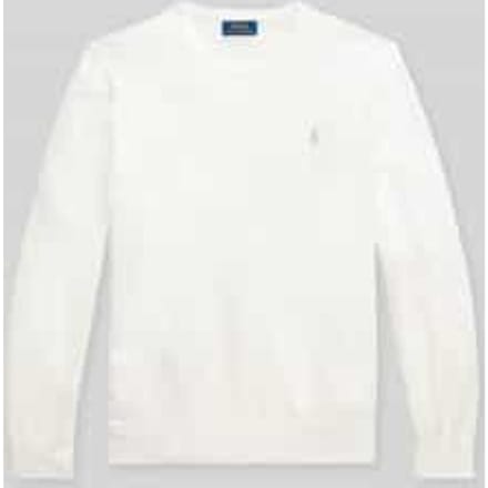 Slim fit pullover van puur katoen