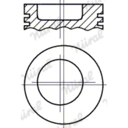 Zuiger NÜRAL 87-100100-00